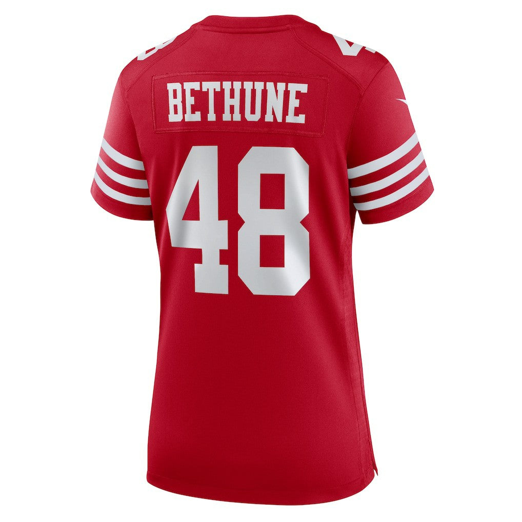 Tatum Bethune San Francisco 49ers Women's Team Game Jersey Scarlet