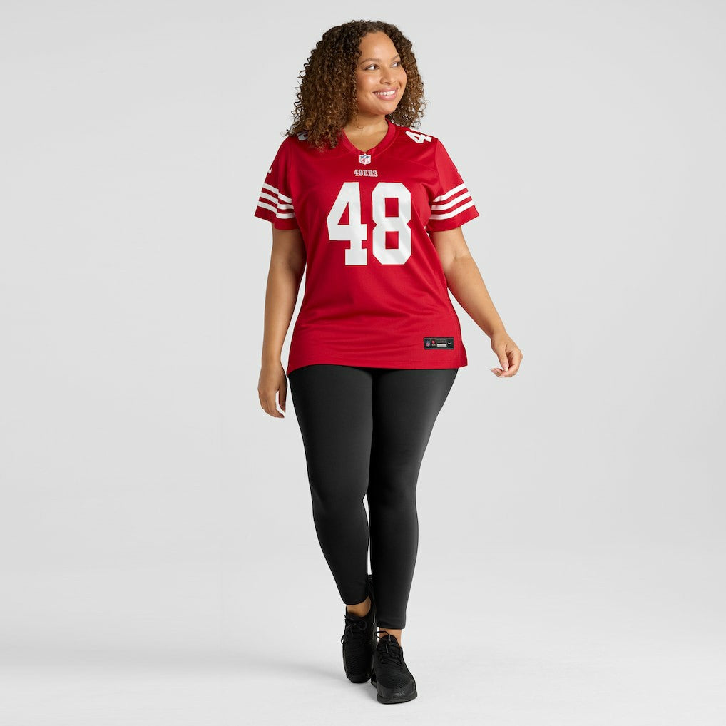 Tatum Bethune San Francisco 49ers Women's Team Game Jersey Scarlet