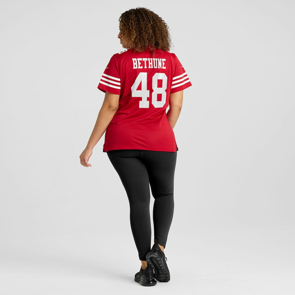 Tatum Bethune San Francisco 49ers Women's Team Game Jersey Scarlet