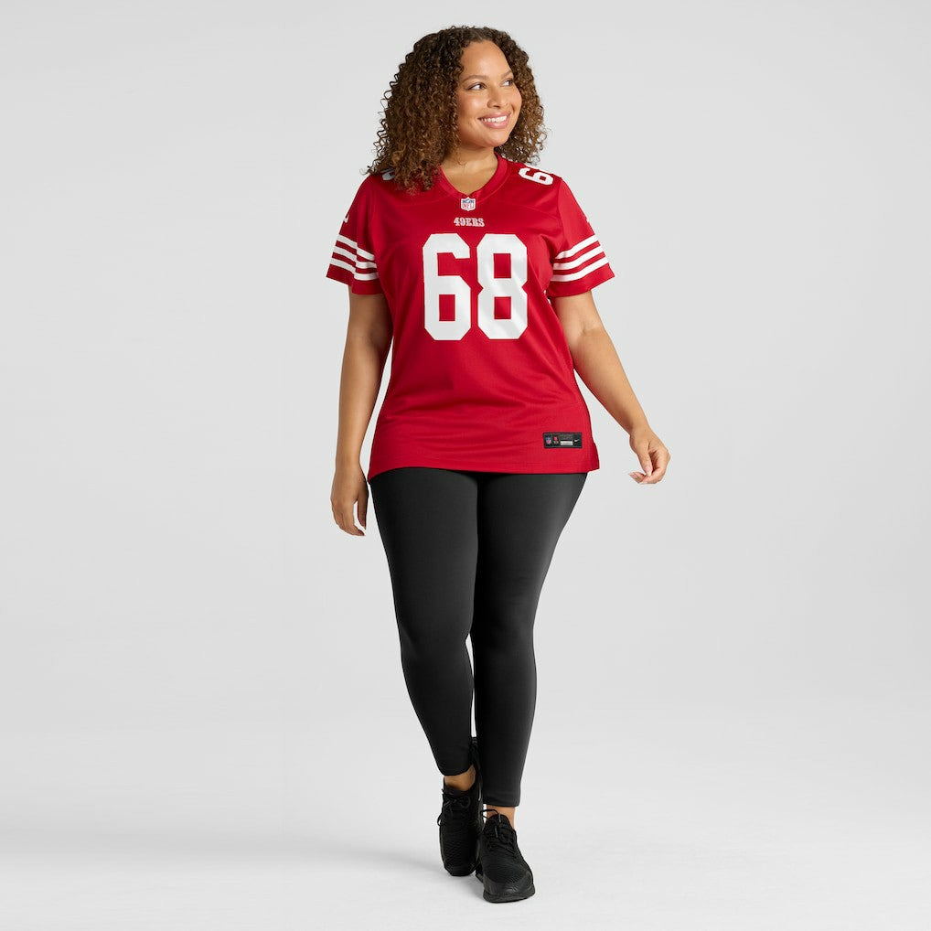 Colton McKivitz San Francisco 49ers Women's Team Game Jersey Scarlet