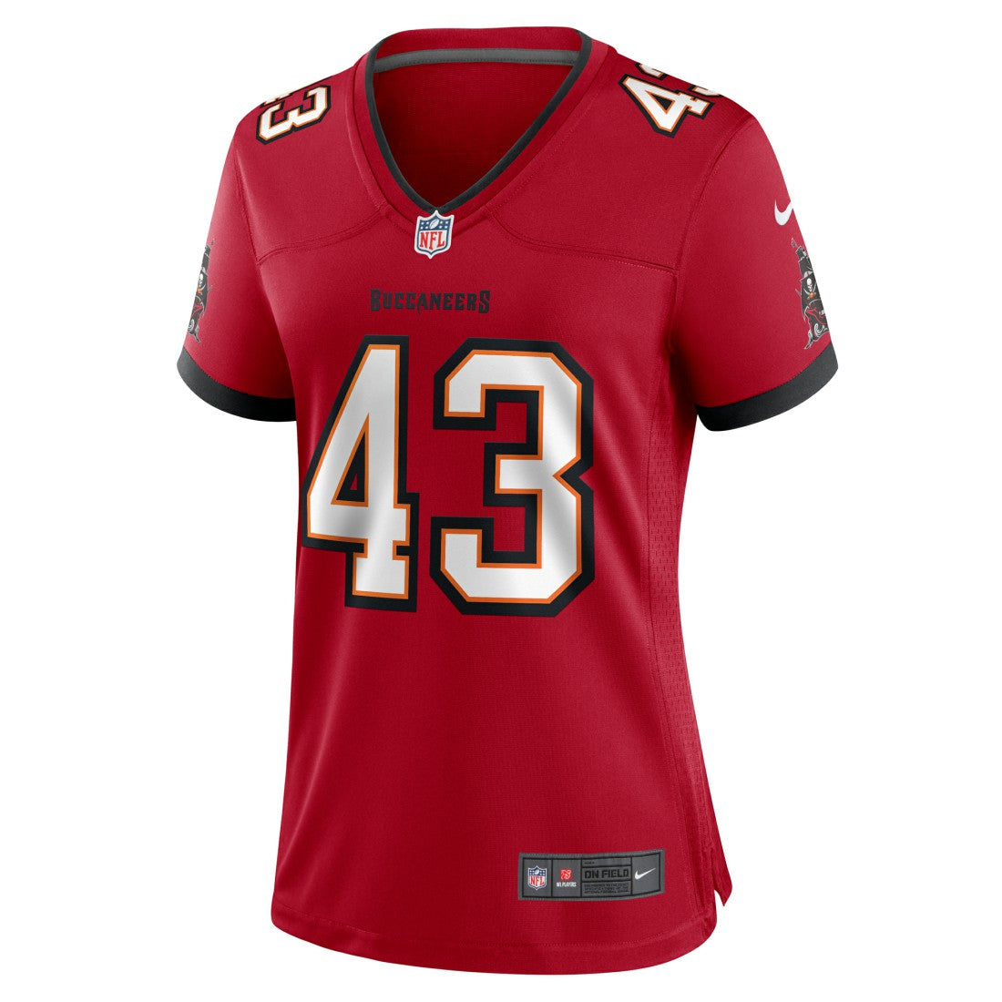 Chris Braswell Tampa Bay Buccaneers Women's Team Game Jersey Red