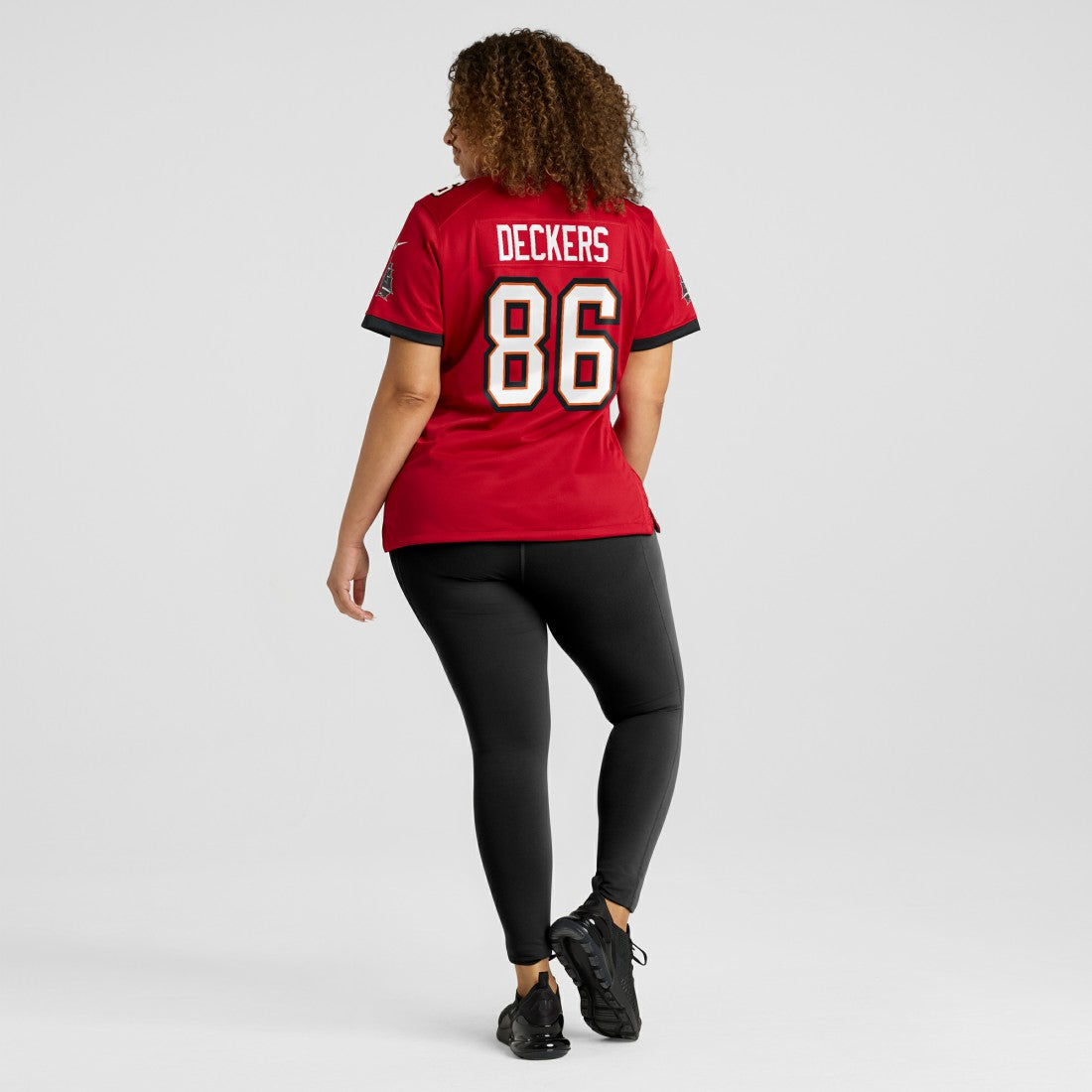 Evan Deckers Tampa Bay Buccaneers Women's Team Game Jersey Red