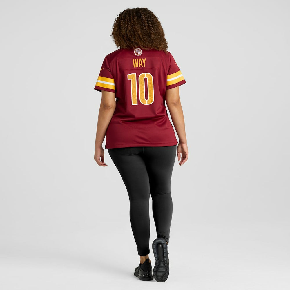 Tress Way Washington Commanders Women's Team Game Jersey Burgundy