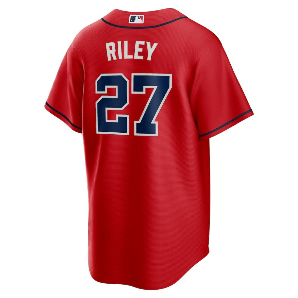 Austin Riley Atlanta Braves Nike Alternate 2 Replica Jersey - Red Jerseys