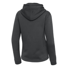 Detroit Lions Antigua Women's Contemporary Quarter-Zip Hoodie Pewter