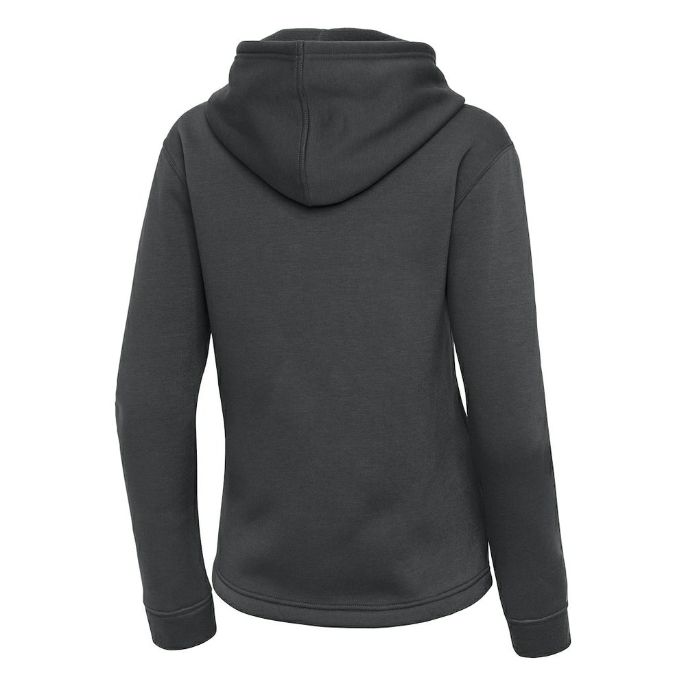 Pittsburgh Steelers Antigua Women's Contemporary Quarter-Zip Hoodie Pewter