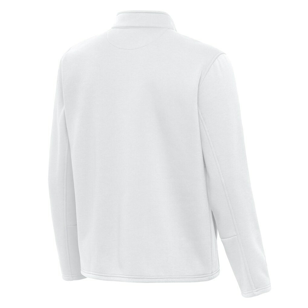 Indianapolis Colts Antigua Twist Quarter-Zip Pullover Jacket White