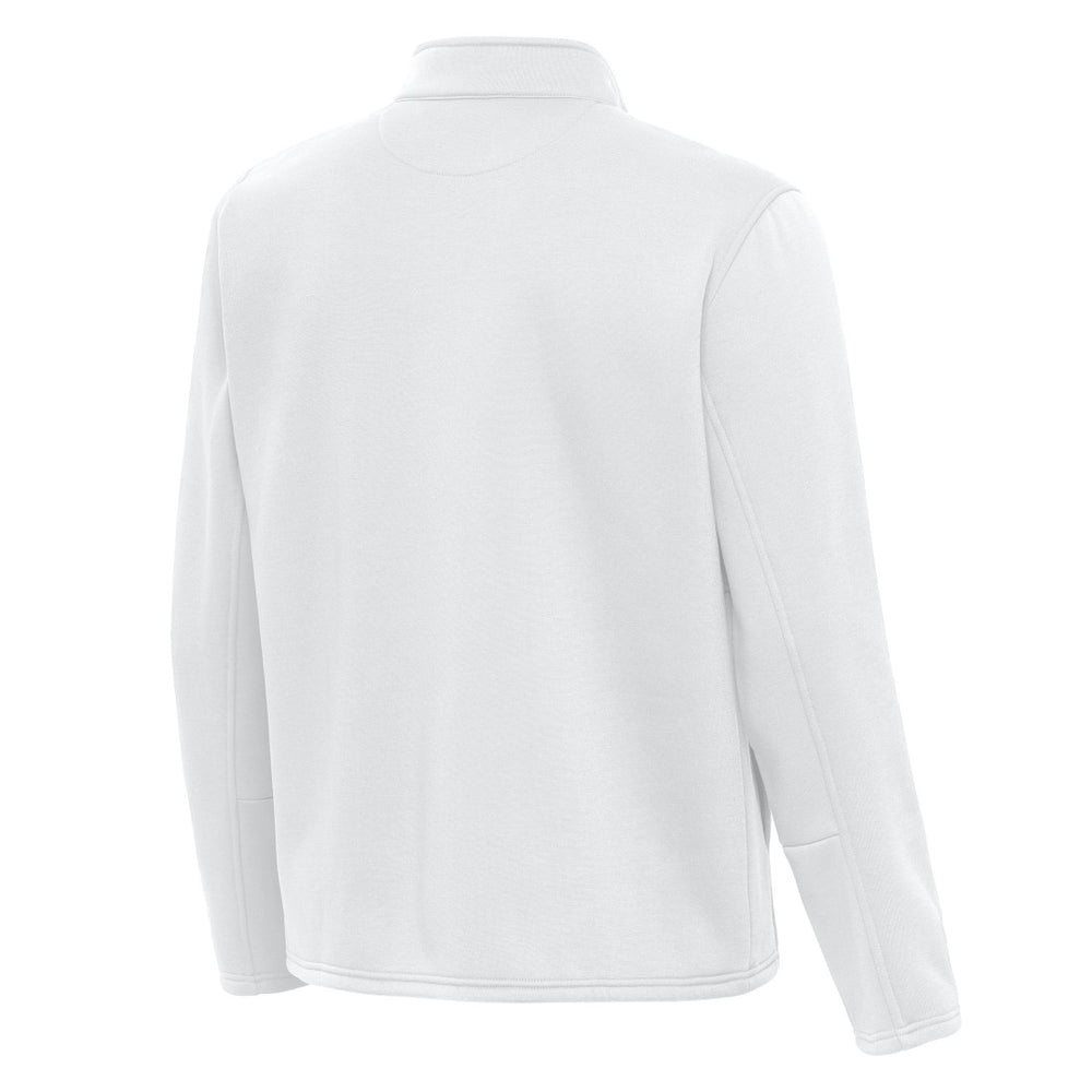 Green Bay Packers Antigua Twist Quarter-Zip Pullover Jacket White