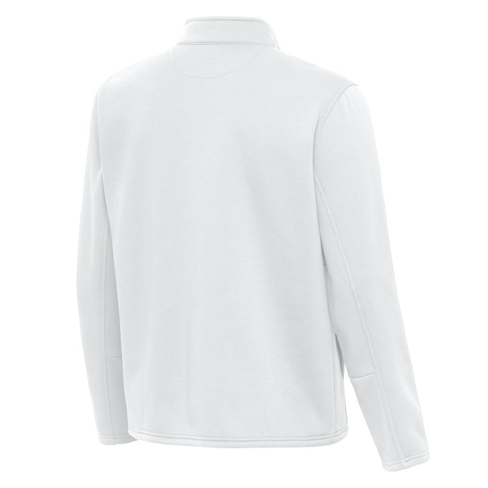 Cincinnati Bengals Antigua Twist Quarter-Zip Pullover Jacket White
