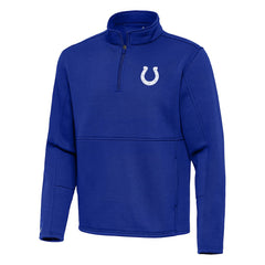 Indianapolis Colts Antigua Twist Quarter-Zip Pullover Jacket Royal