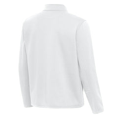 San Francisco 49ers Antigua Twist Quarter-Zip Pullover Jacket White