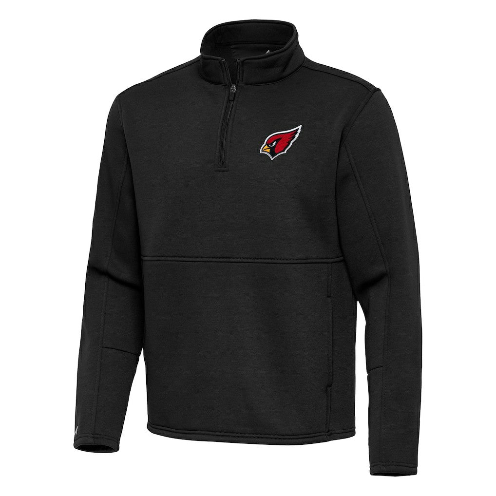Arizona Cardinals Antigua Twist Quarter-Zip Pullover Jacket Black