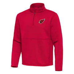 Arizona Cardinals Antigua Twist Quarter-Zip Pullover Jacket Red