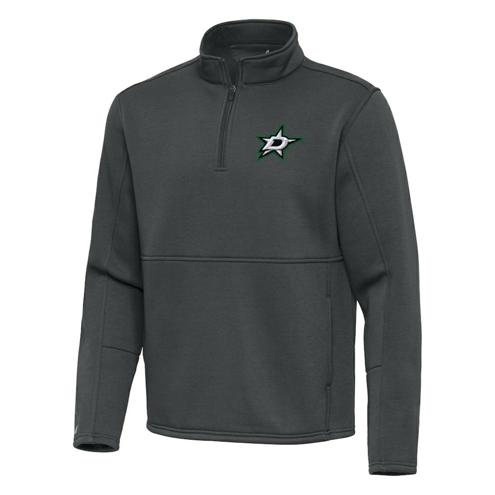 NHL Dallas Stars Antigua Twist Quarter-Zip Pullover Jacket - Silver