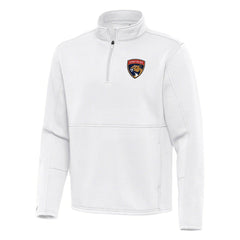 NHL Florida Panthers Antigua Twist Quarter-Zip Pullover Jacket - White