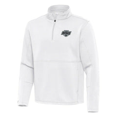 NHL Los Angeles Kings Antigua Twist Quarter-Zip Pullover Jacket - White