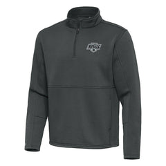 NHL Los Angeles Kings Antigua Twist Quarter-Zip Pullover Jacket - Silver