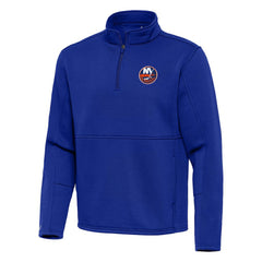 NHL New York Islanders Antigua Twist Quarter-Zip Pullover Jacket - Royal