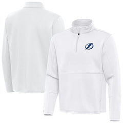 NHL Tampa Bay Lightning Antigua Twist Quarter-Zip Pullover Jacket - White
