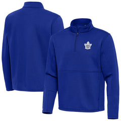 NHL Toronto Maple Leafs Antigua Twist Quarter-Zip Pullover Jacket - Blue
