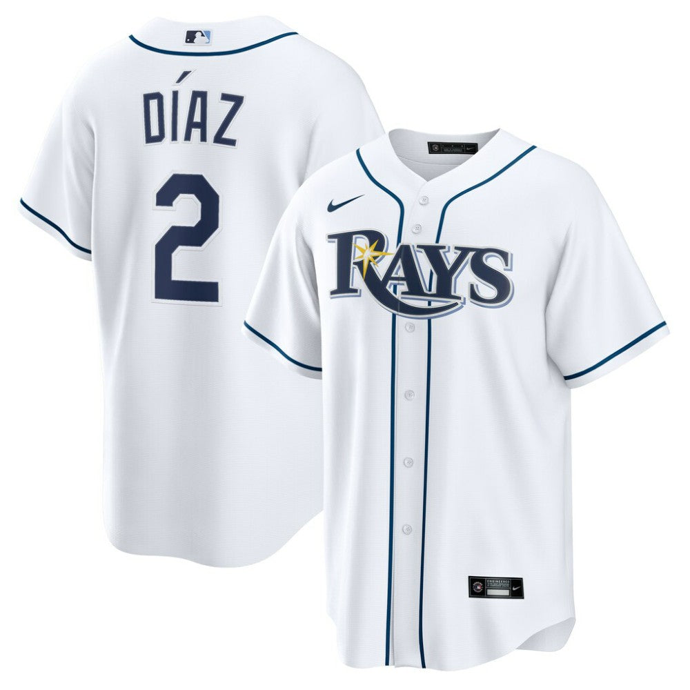 Yandy Díaz Tampa Bay Rays Nike Home Replica Jersey - White Jerseys