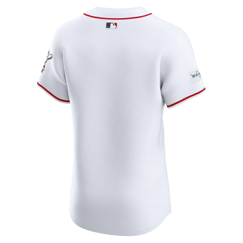 Cincinnati Reds Nike Home Elite Jersey - White Jerseys