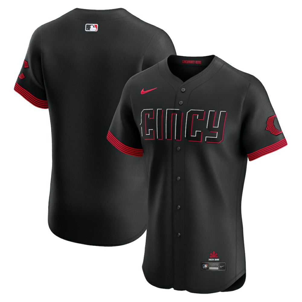 Cincinnati Reds Nike City Connect  Elite Jersey - Black Jerseys