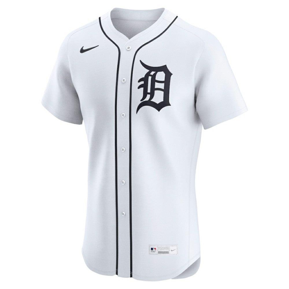 Detroit Tigers Nike Home Elite Jersey - White Jerseys