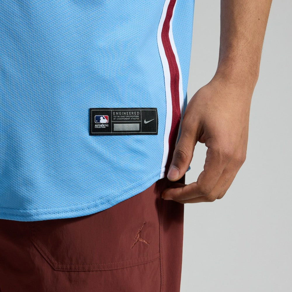 Philadelphia Phillies Nike Alternate Elite Jersey - Light Blue Jerseys