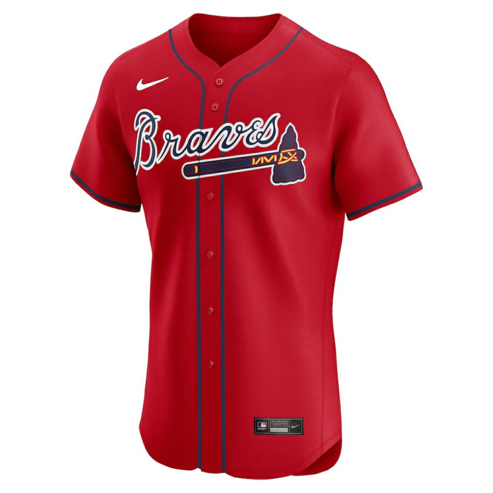 Atlanta Braves Nike Alternate Elite Jersey - Red Jerseys