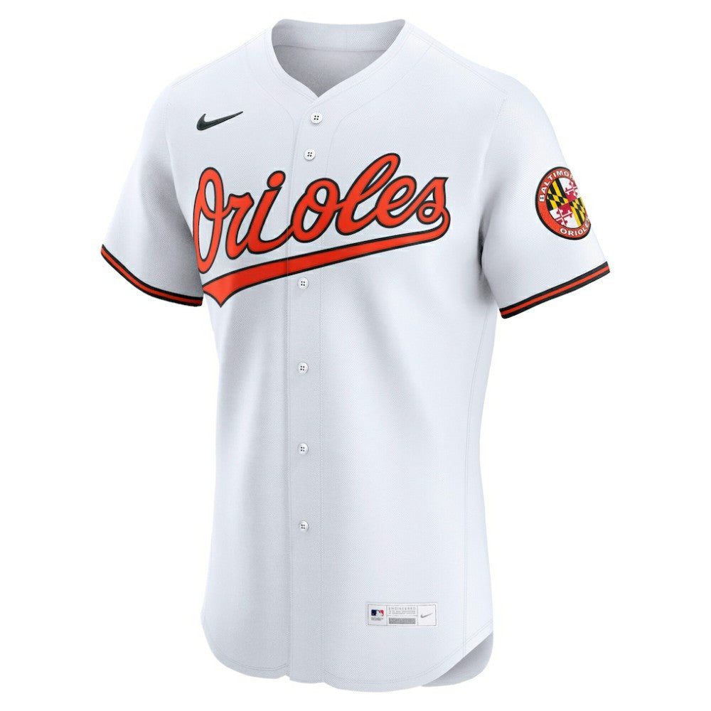 Baltimore Orioles Nike Home Elite Jersey - White Jerseys