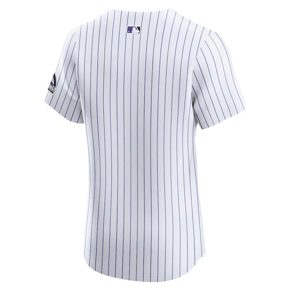 Colorado Rockies Nike Home Elite Jersey - White Jerseys