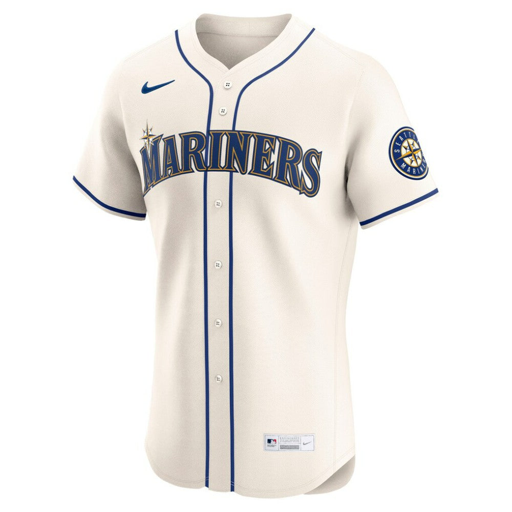 Julio Rodríguez Seattle Mariners Nike Alternate 2 Elite Player Jersey - Cream Jerseys