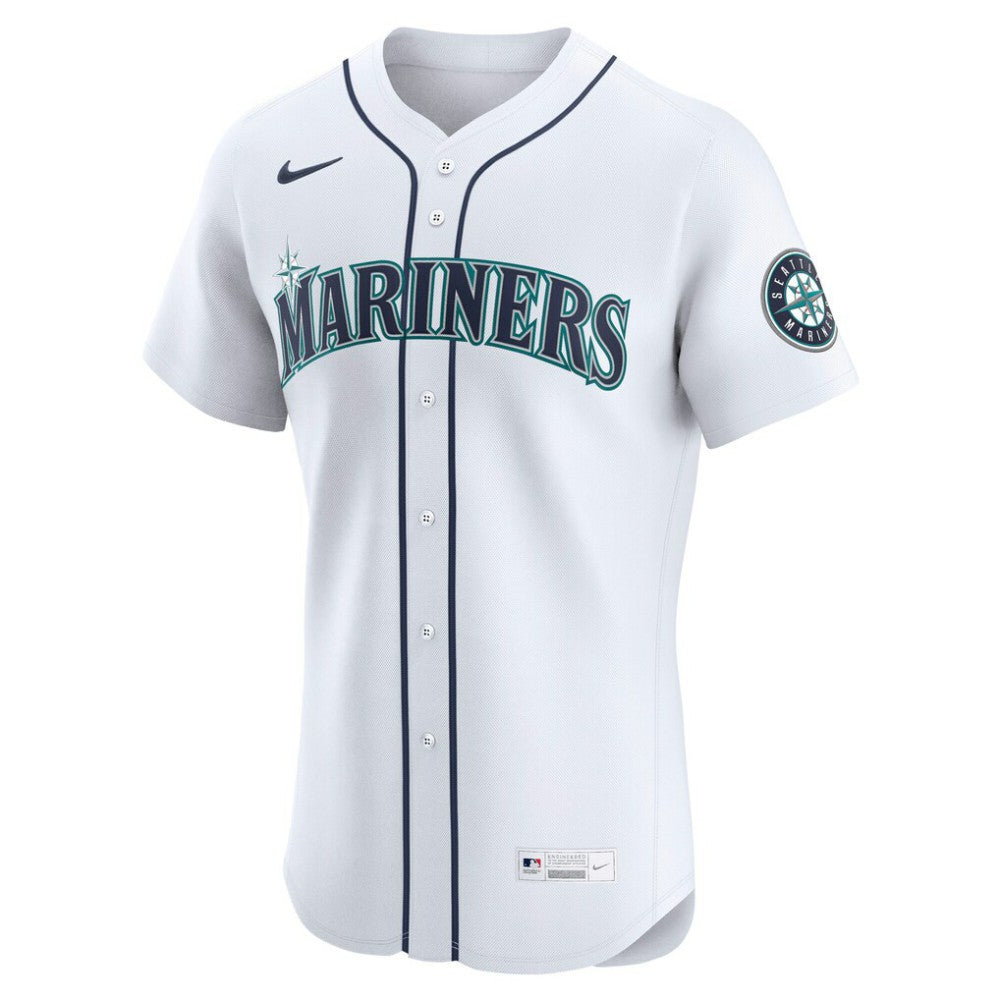 Julio Rodríguez Seattle Mariners Nike Home Elite Jersey - White Jerseys