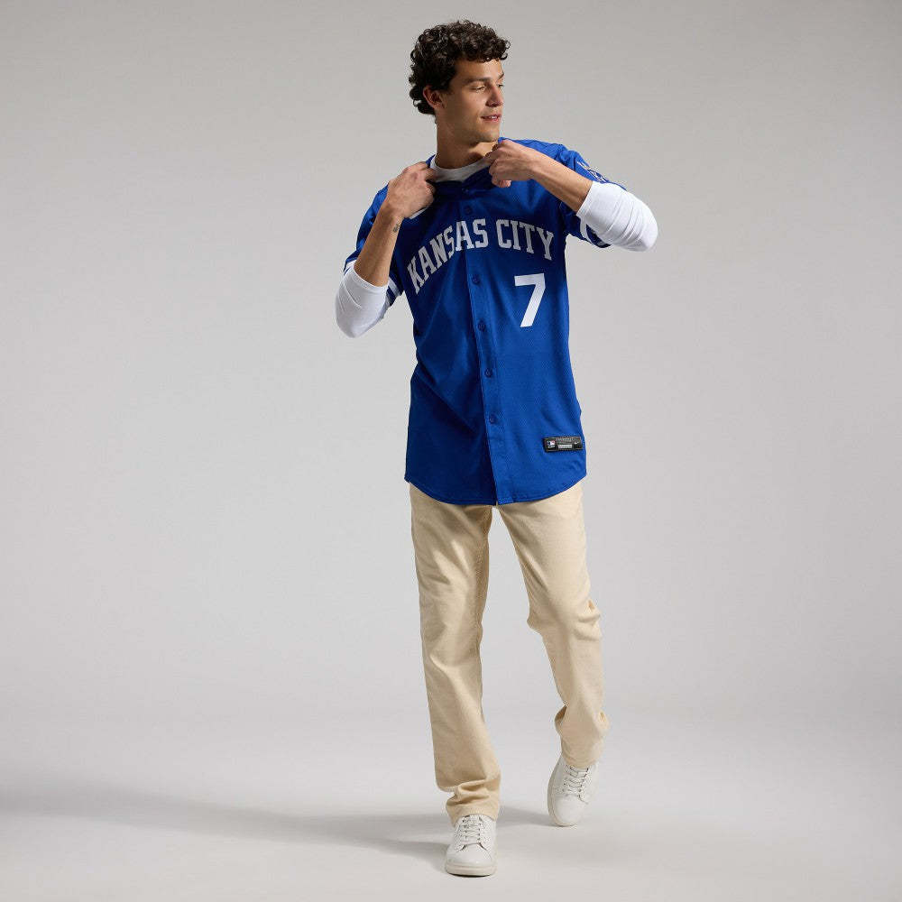 Bobby Witt Jr. Kansas City Royals Nike Alternate 2 Elite Player Jersey - Royal Jerseys