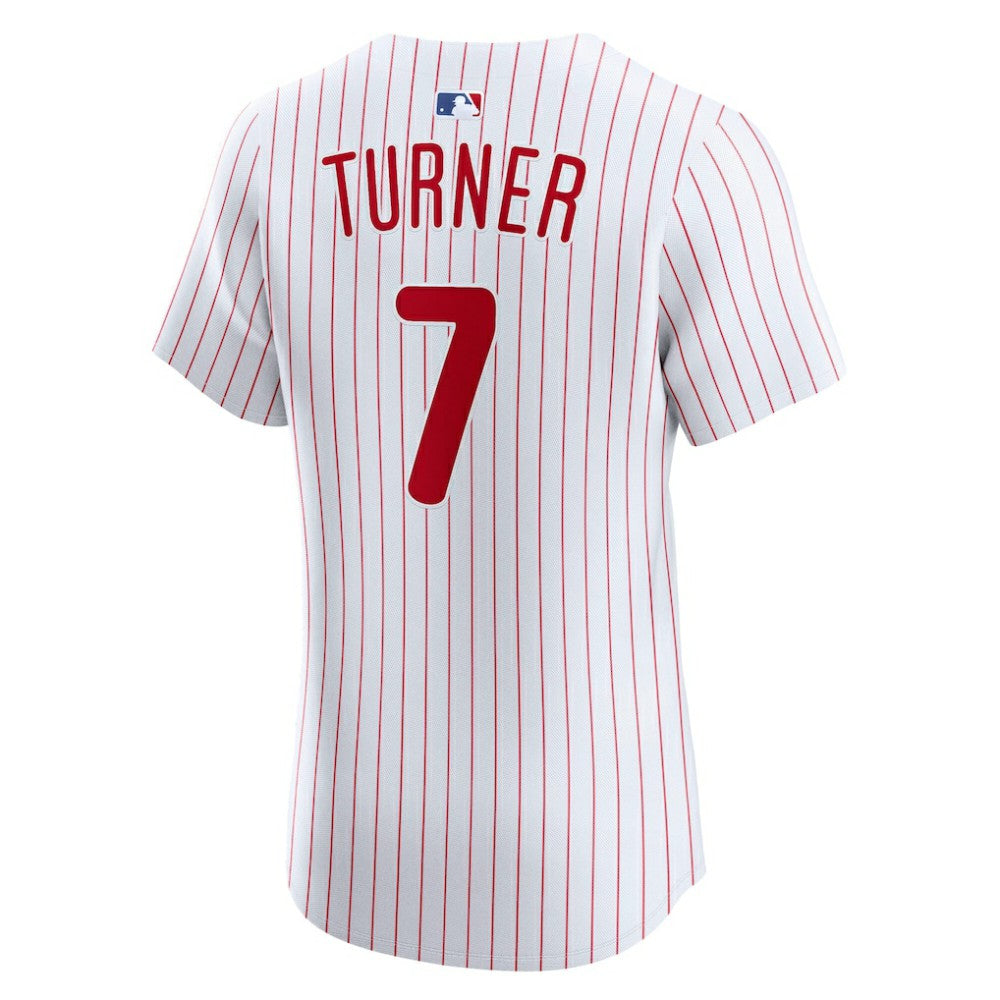 Trea Turner Philadelphia Phillies Nike Home Elite Jersey - White Jerseys