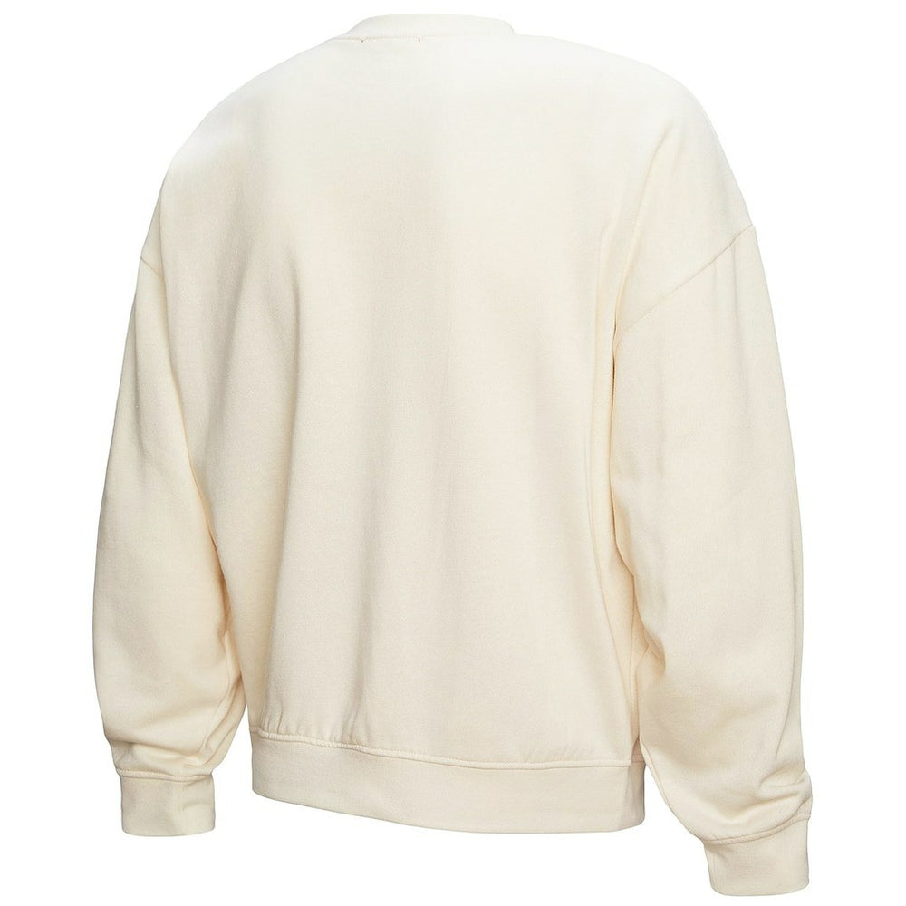 Philadelphia 76ers Women's Oversprayed Pullover Sweatshirt Cream