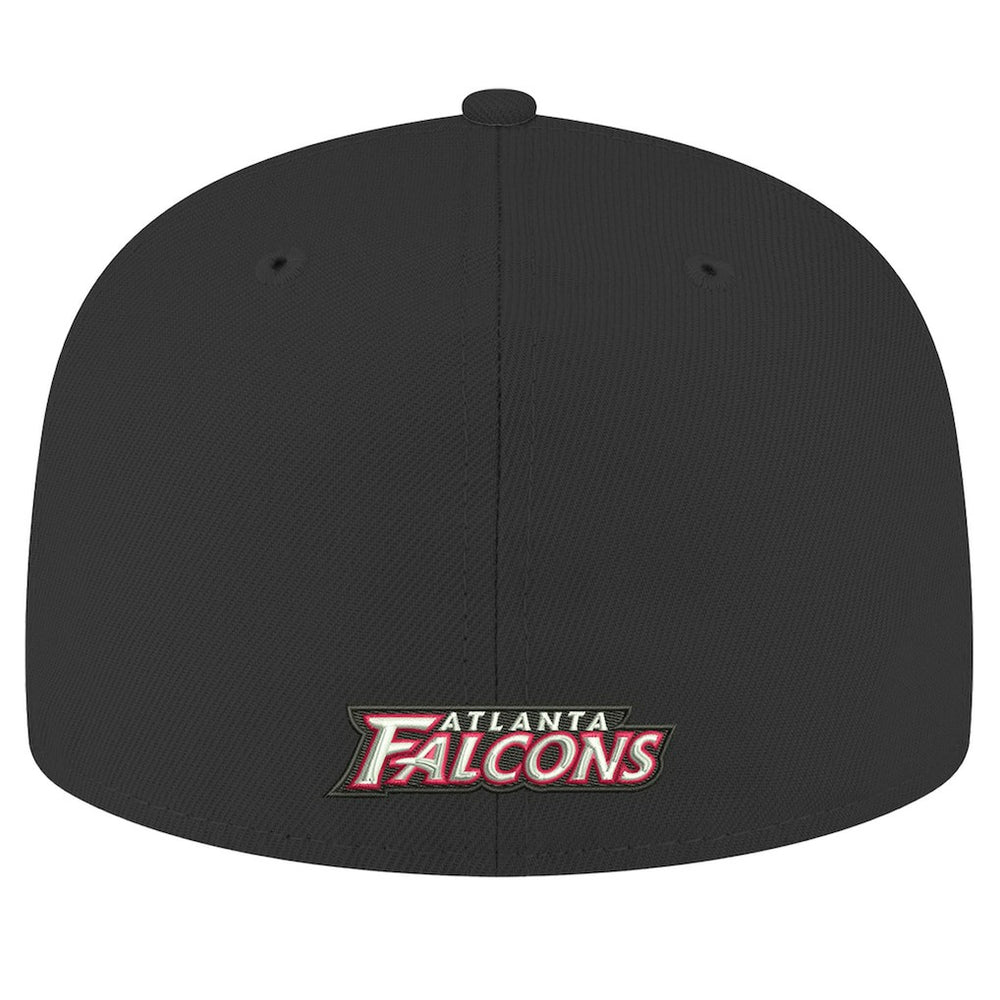 Atlanta Falcons New Era Omaha Throwback 59FIFTY Fitted Hat Black