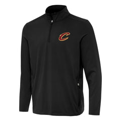 Cleveland Cavaliers Antigua Perilous Quarter-Zip Sweatshirt Black