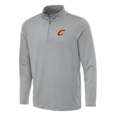 Cleveland Cavaliers Antigua Reprocess Quarter-Zip Top Gray