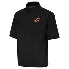 Cleveland Cavaliers Antigua Brisk Quarter-Zip Windbreaker Black