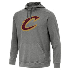 Cleveland Cavaliers Antigua Cloud Pullover Hoodie Heather Black