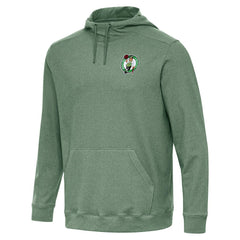 Boston Celtics Antigua Cloud Pullover Hoodie Hunter Green