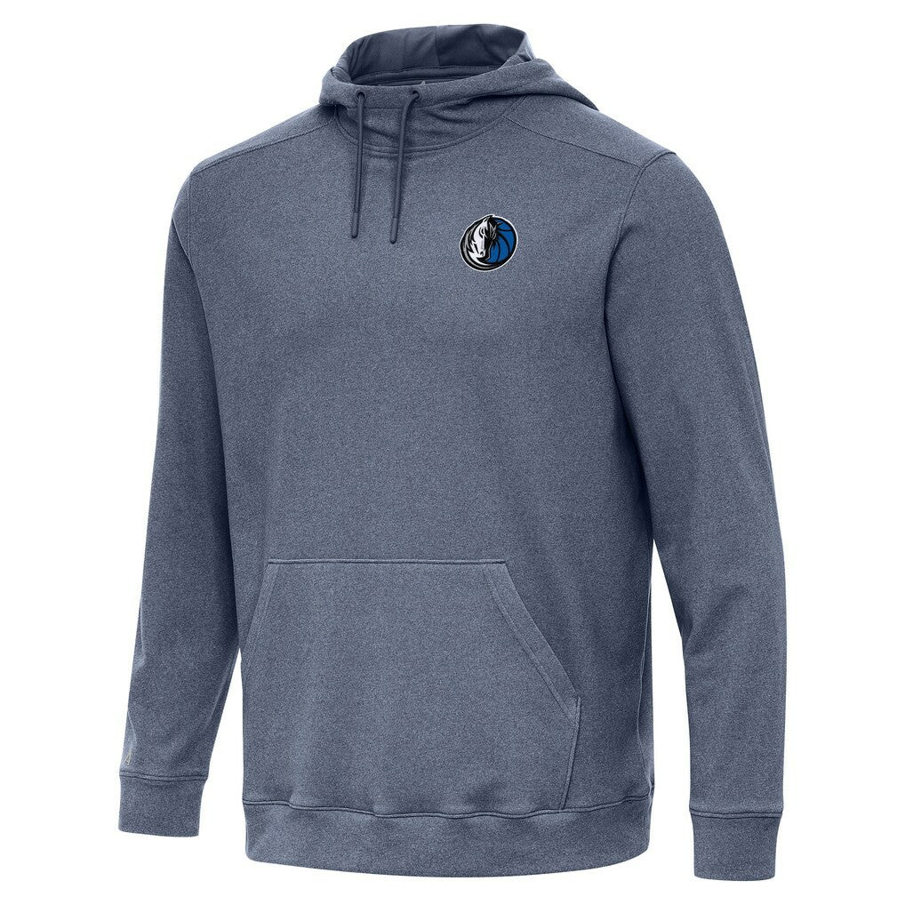 Dallas Mavericks Antigua Cloud Pullover Hoodie Heather Navy