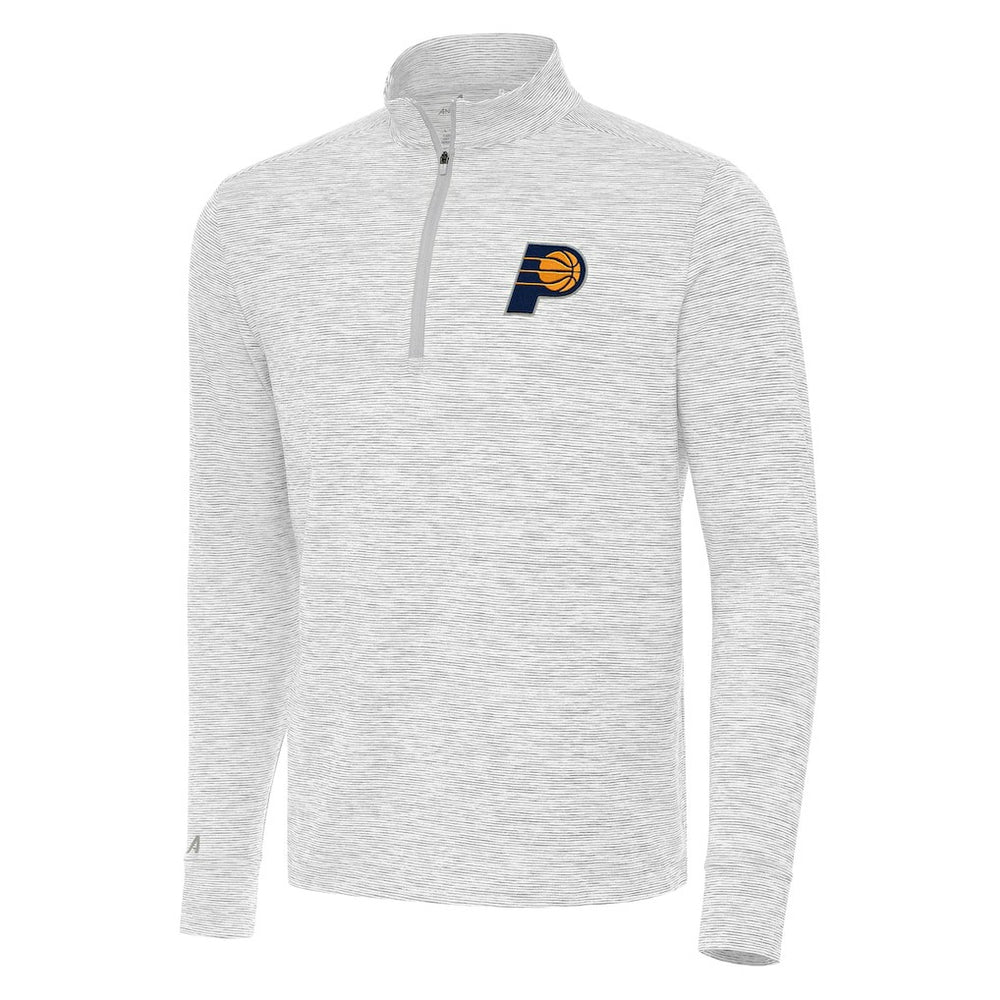 Indiana Pacers Antigua Cause Quarter-Zip Top Gray