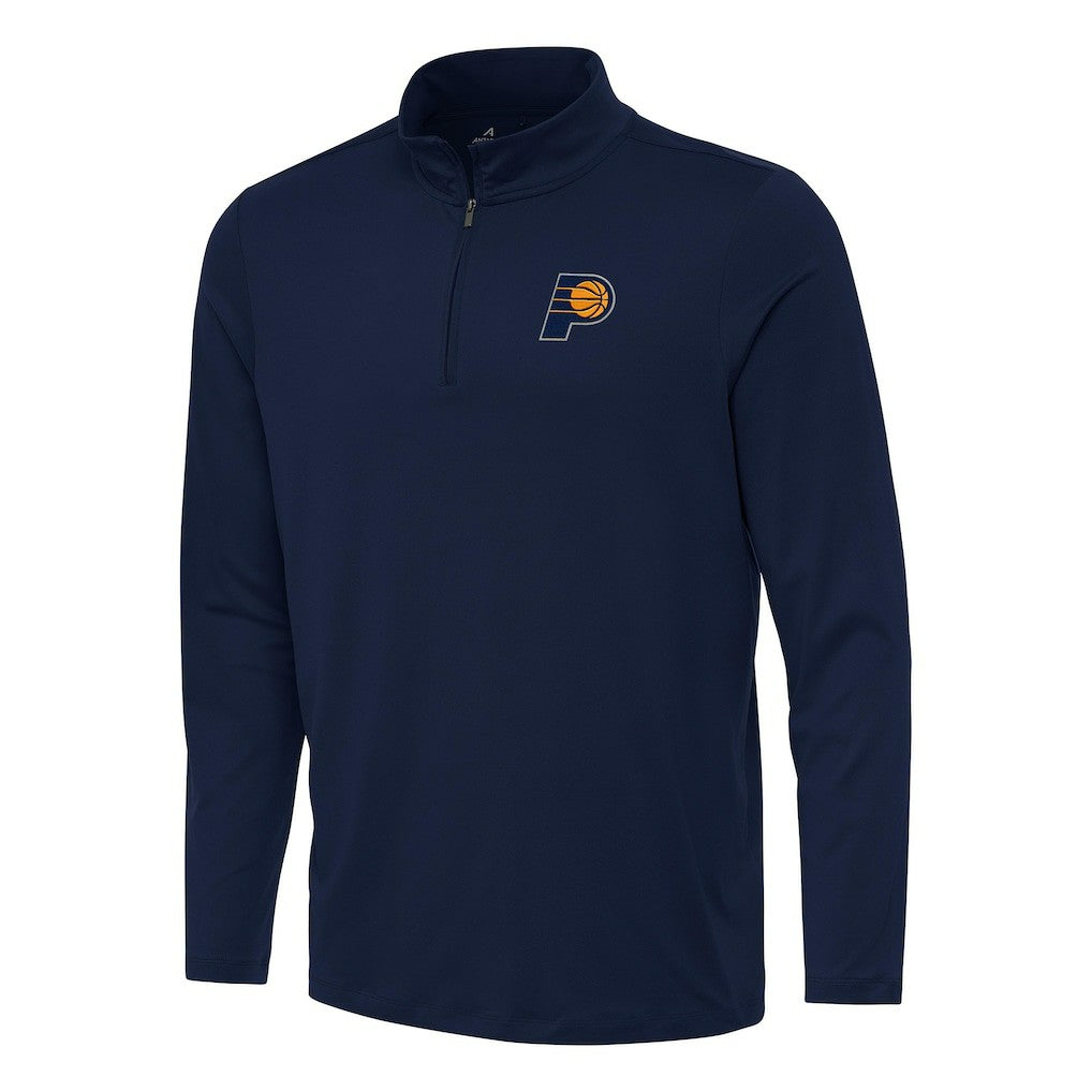 Indiana Pacers Antigua Reprocess Quarter-Zip Top Navy