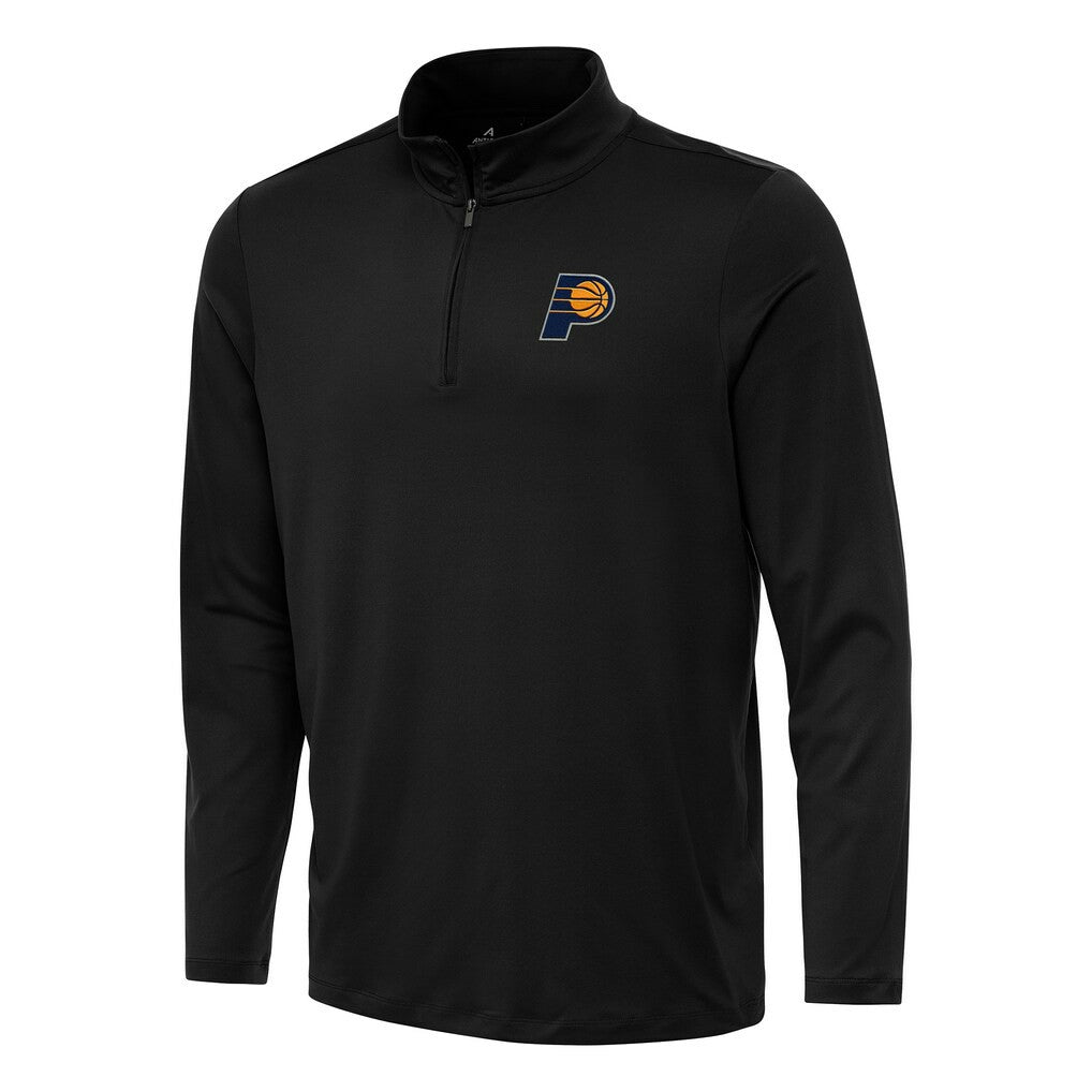 Indiana Pacers Antigua Reprocess Quarter-Zip Top Black