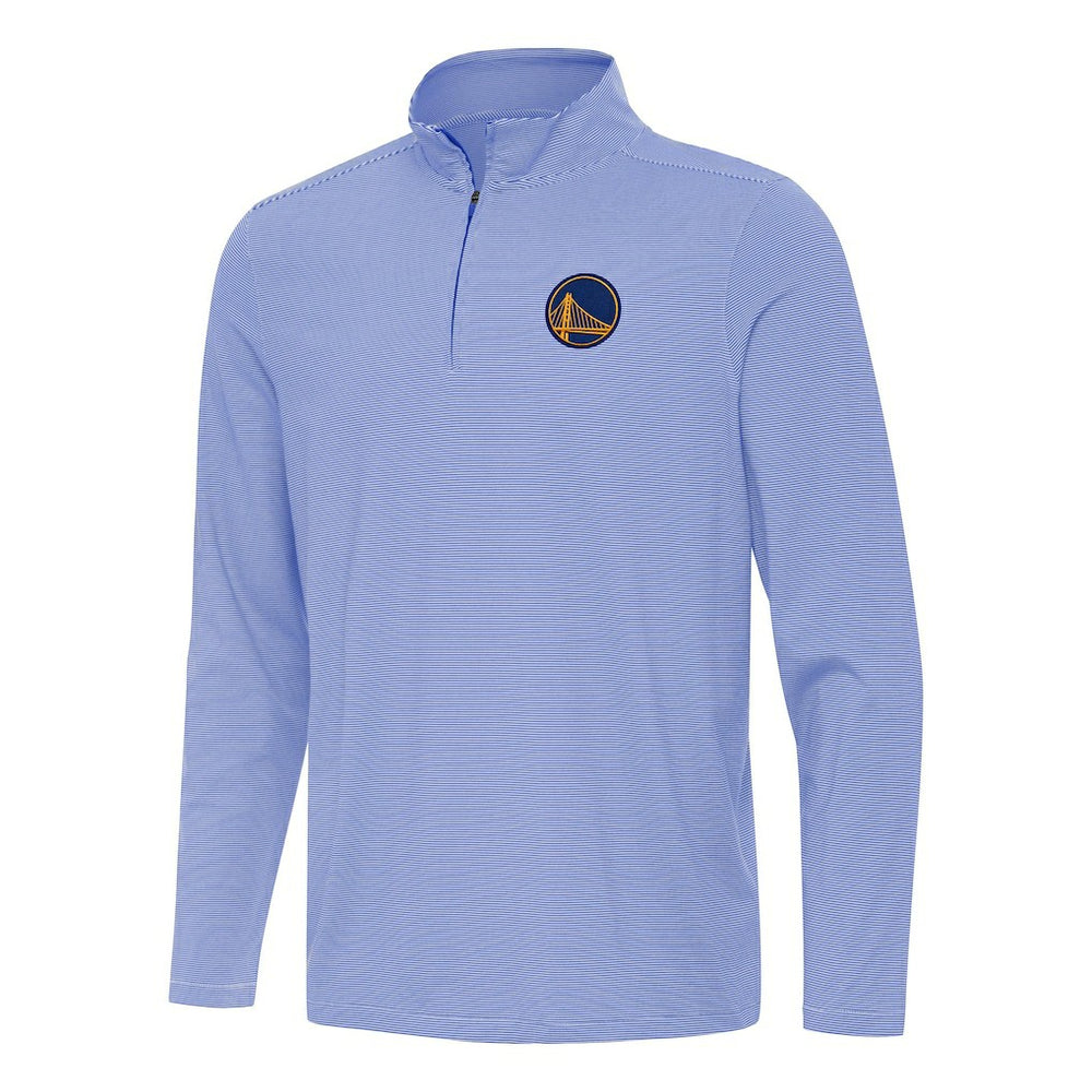 Golden State Warriors Antigua Twine Quarter-Zip Top Royal