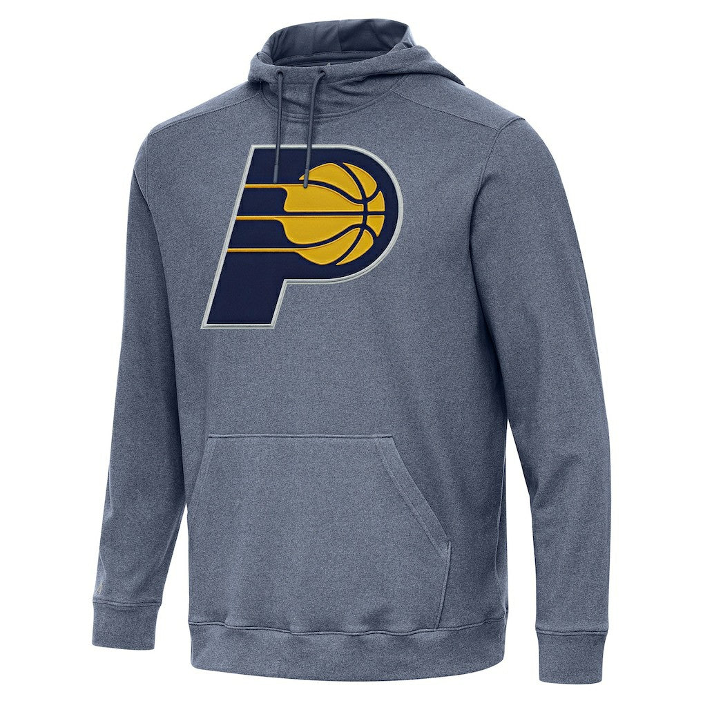 Indiana Pacers Antigua Cloud Pullover Hoodie Heather Navy