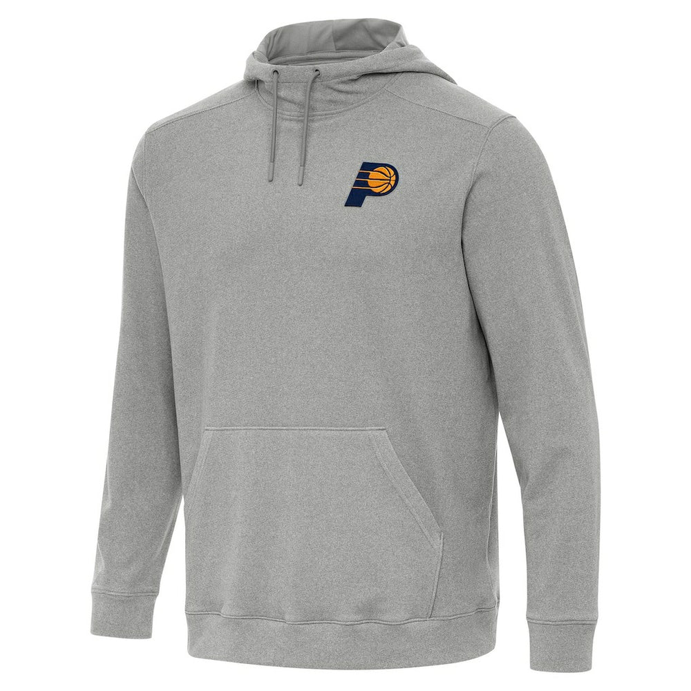 Indiana Pacers Antigua Cloud Pullover Hoodie Heather Gray